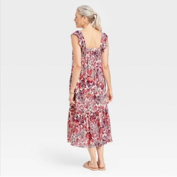 Knox Rose 2X flutter sleeve dress - Picture 2 of 3